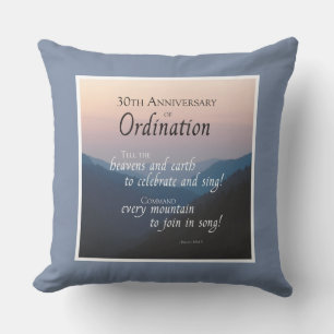 Personaliseer de 30ste Ordening Congrats van het Kussen