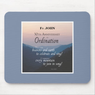 Personaliseer de 30ste Ordening Congrats van het Muismat