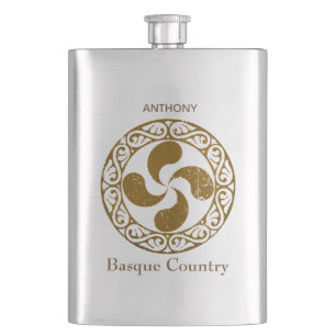 Personaliseer de Baskische bronze Lauburu. Flacon