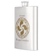 Personaliseer de Baskische bronze Lauburu. Flacon (Links)