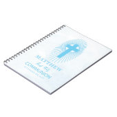 Personaliseer de Blue First Heilige Communityinter Notitieboek (Linkerzijde)