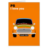 Personaliseer de Britse Austin Mini Cooper (Voorkant)