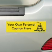 Personaliseer de Bumpersticker (Op auto)