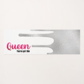 Personaliseer de koningin die je hebt. yogamat (Achterkant (horizontaal))