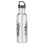 Personaliseer de moderne coolste vader ooit waterfles (Achterkant)