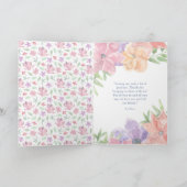 Personaliseer de Moederdag van de Waterverf van Vi Kaart (Binnen)