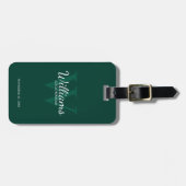 Personaliseer de naam van Groomsmen en Monogram Bagagelabel (Voorkant horizontaal)