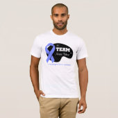 Personaliseer de Naam van het Team - de Kanker van T-shirt (Voorkant volledig)
