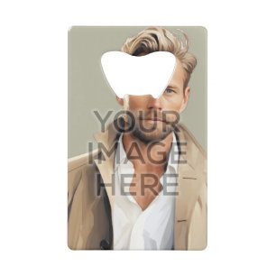 Personaliseer de Opener van de roestvrij staalfles Kredietkaart Flessenopener