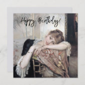 Personaliseer de Parisienne Happy Birthday (Voorkant / Achterkant)