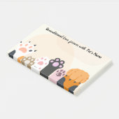 Personaliseer de Post-it Note van je dierenliefheb (Schuin)