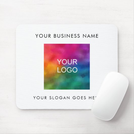 Personaliseer de Slogan-tekst van de BedrijfsOnder Muismat (Met muis)