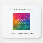 Personaliseer de Slogan-tekst van de BedrijfsOnder Muismat (Voorkant)