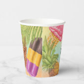 Personaliseer de waterverf-ijs voor zakelijke logo papieren bekers (Rechts)