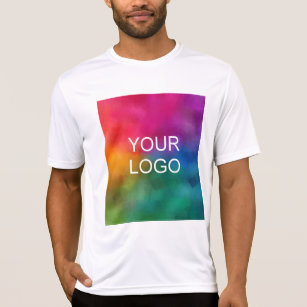 Personaliseer de Witte Sjabloon van het Bedrijfs v T-shirt