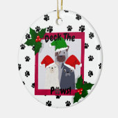 Personaliseer Deck the Paws Ornament Pet Lovers (Links)