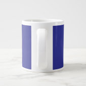 Personaliseer Deep Blue Extra Grote Beker (Achterkant)