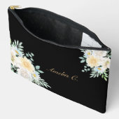 Personaliseer delicate Waterverf bloemen Etui (Open)