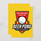 Personaliseer deze Beer Pong Logo (Voorkant / Achterkant)