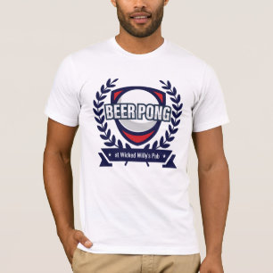 Personaliseer deze Beer Pong Logo T-shirt