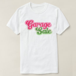 Personaliseer deze Cute Garage Sale T-Shirt
