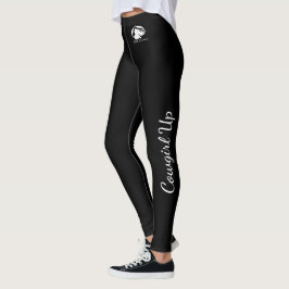 "Personaliseer deze" Leggings - White B&B Logo