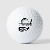 Personaliseer deze Logo met jouw naam Golfballen (Voorkant)