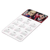 Personaliseer deze Mini 2017 magneetkalender Magneet (Linkerzijde)