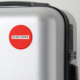 Personaliseer deze sjabloon STOP-teken - voer niet Magneet