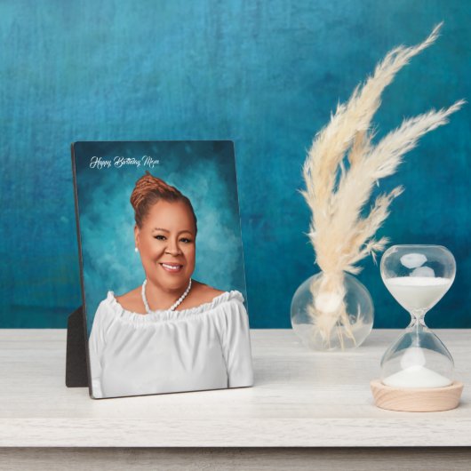 Personaliseer digitaal olieverfgeschenk voor je mo fotoplaat (Zijkant)