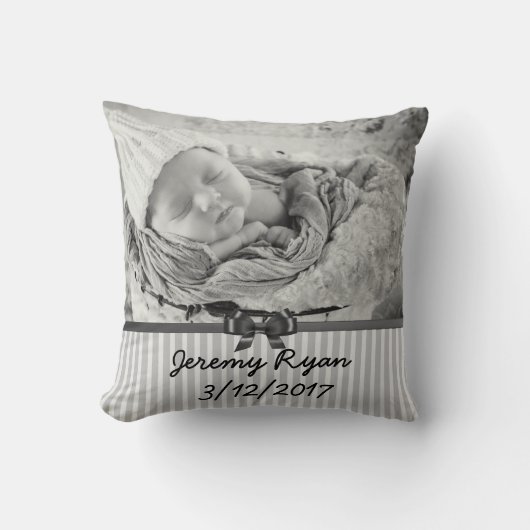 Personaliseer dit kussen met de foto van je baby! (Voorkant)