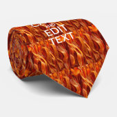 Personaliseer dit met Keep Calm en Sizzling Bacon Stropdas (Opgerold)