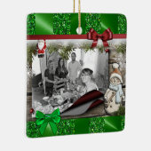 Personaliseer dit Schattigee kerst Lijst Ornament (Rechts)