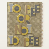 Personaliseer Drukke Bijenplanner Planner (Achterkant)