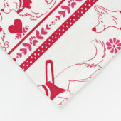 Personaliseer Duitse herdershandleiding Dog Tale R Fleece Deken (Hoek)