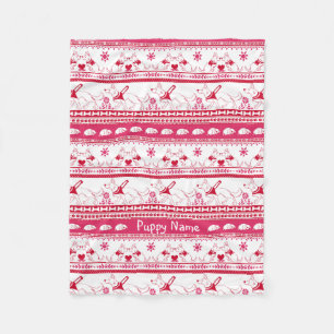 Personaliseer Duitse herdershandleiding Dog Tale R Fleece Deken