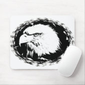 Personaliseer Eagle Head Moderne Pop Art Sjabloon Muismat (Met muis)