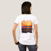 Personaliseer een licht is aangebroken t-shirt (Achterkant volledig)