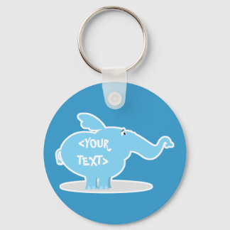Personaliseer een olifant,<YOUR TEXT> Sleutelhanger