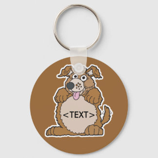 Personaliseer een puppyhond, <TEXT> Sleutelhanger