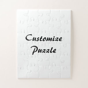 personaliseer eenvoudig aangepast 11" x 14", 30 ex legpuzzel
