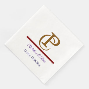 personaliseer eenvoudig aangepast standaard diner servet