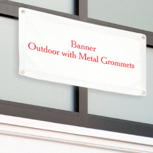 personaliseer eenvoudig buiten met metalen oogjes spandoek