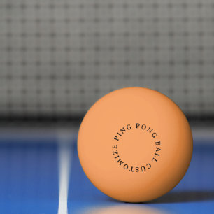 personaliseer eenvoudige aangepaste sporten Drie S Pingpongballen