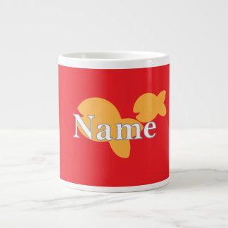 Personaliseer Fish Red Extra Grote Beker