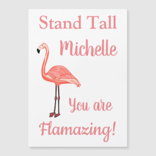 Personaliseer Flamingo u de Kaart van het Flamazin