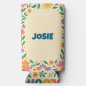 Personaliseer Floral BLOOM Design koelers (Achterkant)