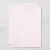 Personaliseer Floral bruiloft uitnodiging (Achterkant)