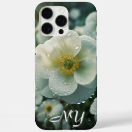 Personaliseer Floral Monogram Hoesje voor iPhone 1