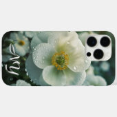 Personaliseer Floral Monogram Hoesje voor iPhone 1 (Achterkant (horizontaal))